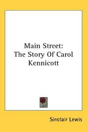 Cover of: Main Street by Sinclair Lewis