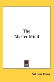 Cover of: The Master Mind by Marvin Dana