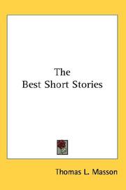 Cover of: The Best Short Stories by Masson, Thomas Lansing