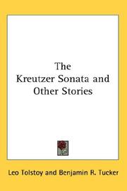 Cover of: The Kreutzer Sonata and Other Stories by Лев Толстой