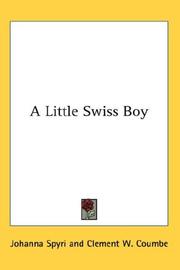 Cover of: A Little Swiss Boy by 
