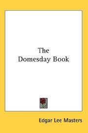 Cover of: The Domesday Book by Edgar Lee Masters