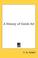 Cover of: A History of Greek Art