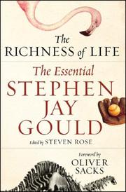 Cover of: The Richness of Life by Stephen Jay Gould