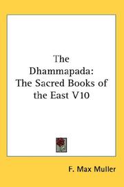 Cover of: The Dhammapada: The Sacred Books of the East V10