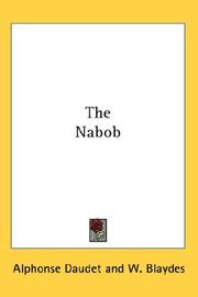 Cover of: The Nabob by Alphonse Daudet