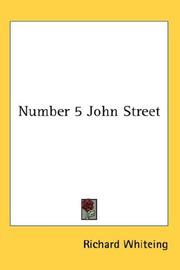 Cover of: Number 5 John Street | Richard Whiteing