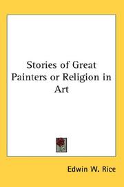 Cover of: Stories of Great Painters or Religion in Art