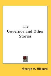 Cover of: The Governor and Other Stories