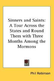 Cover of: Sinners and Saints by Phil Robinson, Phil Robinson undifferentiated