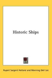 Cover of: Historic Ships by Rupert Sargent Holland