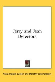 Cover of: Jerry and Jean Detectors by Clara Ingram Judson