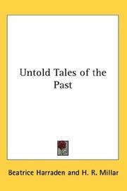 Cover of: Untold Tales of the Past by Beatrice Harraden, Beatrice Harraden