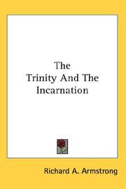 Cover of: The Trinity And The Incarnation