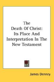 Cover of The Death Of Christ