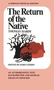 Cover of: Return of the Native (Norton Critical Edition) by Thomas Hardy