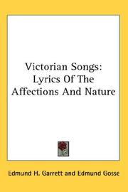 Cover of: Victorian Songs by Edmund H. Garrett