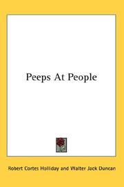 Cover of: Peeps At People