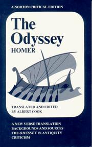 Cover of: The Odyssey (Norton Critical Edition) by Όμηρος (Homer)