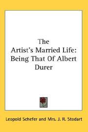 The artist's married life by Leopold Schefer