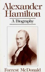 Cover of: Alexander Hamilton by Forrest McDonald