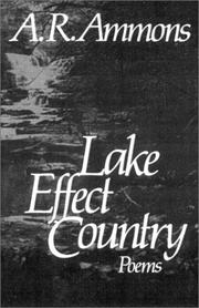 Cover of: Lake effect country by A. R. Ammons