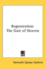 Cover of: Regeneration | Kenneth Sylvan Guthrie
