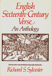 Cover of: English Sixteenth-Century Verse: An Anthology