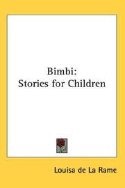 Cover of: Bimbi by Ouida
