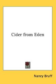 Cover of: Cider from Eden by Nancy Bruff, Nancy Bruff