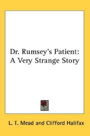 Cover of Dr. Rumsey's patient