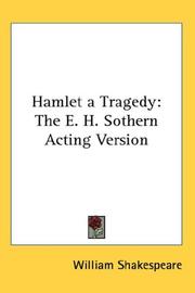 Cover of: Hamlet a Tragedy by William Shakespeare
