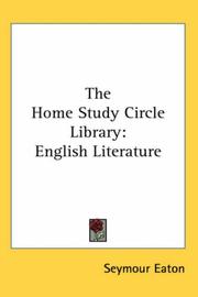 Cover of: The Home Study Circle Library: English Literature