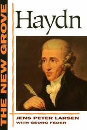 Cover of: The New Grove Haydn (New Grove Composer Biographies)