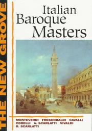 Cover of: The New Grove Italian Baroque Masters (The New Grove Series)