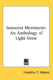 Cover of Innocent merriment