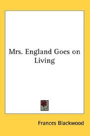 Mrs. England Goes on Living by Frances Blackwood