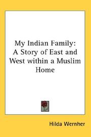 Cover of: My Indian Family: A Story of East and West within a Muslim Home