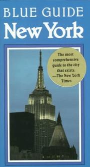 Cover of: Blue Guide New York