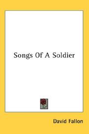 Cover of: Songs Of A Soldier