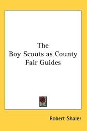 Cover of: The Boy Scouts as County Fair Guides