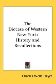 The Diocese of Western New York by Charles Wells Hayes