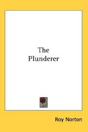 Cover of: The Plunderer by Roy Norton