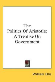 Cover of: The Politics Of Aristotle: A Treatise On Government
