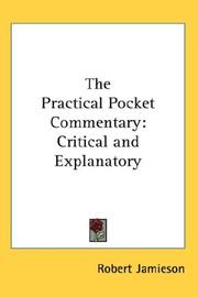 Cover of: The Practical Pocket Commentary by Robert Jamieson