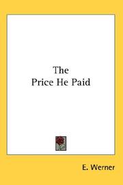 Cover of: The Price He Paid