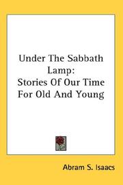 Cover of: Under the Sabbath lamp