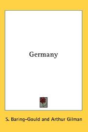 Cover of: Germany by Sabine Baring-Gould, Arthur Gilman