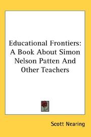 Cover of: Educational Frontiers by Scott Nearing