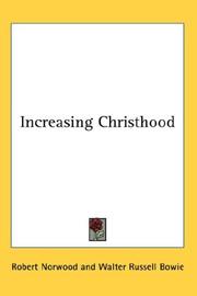 Cover of: Increasing Christhood